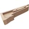 Ekena Millwork 2"W x 12"D x 4"H Thin Scroll Rough Cedar Woodgrain TimberThane Corbel, Primed Tan CORUR02X12X04SCRRCPR - alternate 5